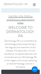 Mobile Screenshot of dermatologypa.org